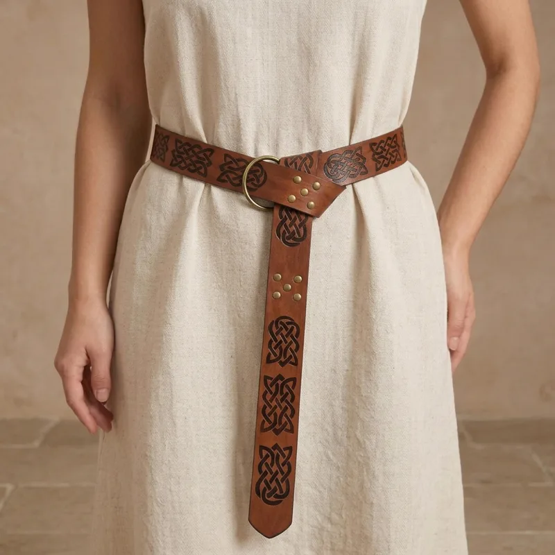 Free Cosplay Prop Patterns - Renaissance Viking Celtic Knot Pattern Leather
