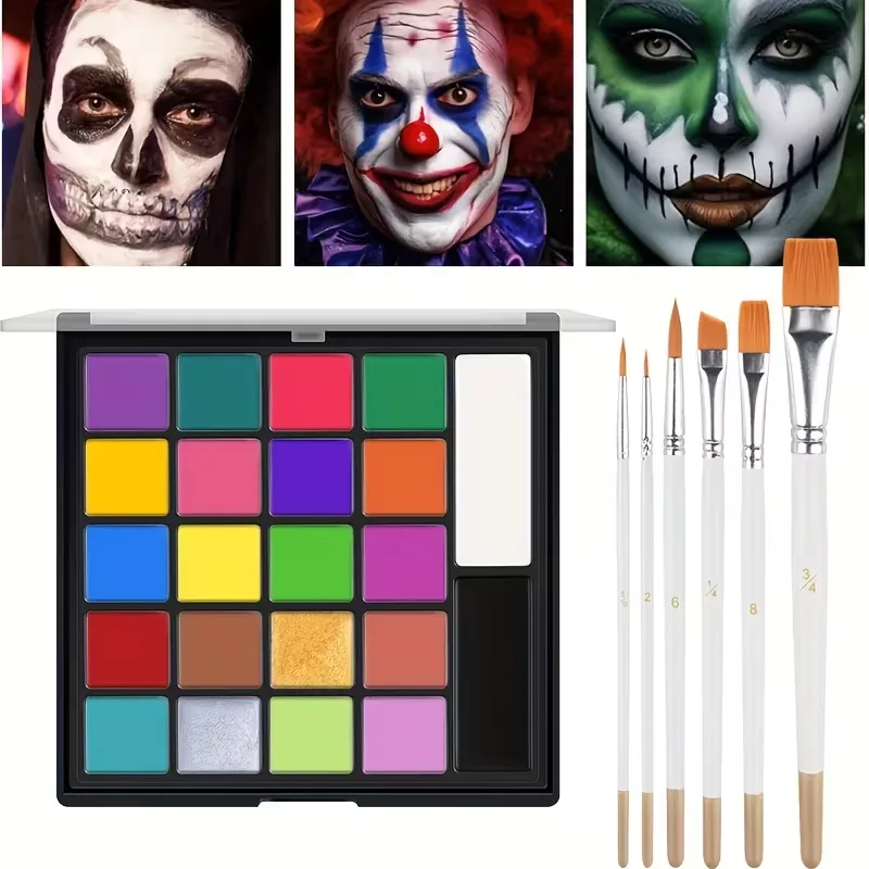 Body Paint Sfx - 20 Colors Face Body Paint Palette