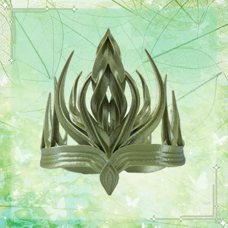 Cosplay Prop 3D Print Settings - Elf King Queen Crown Halloween Props