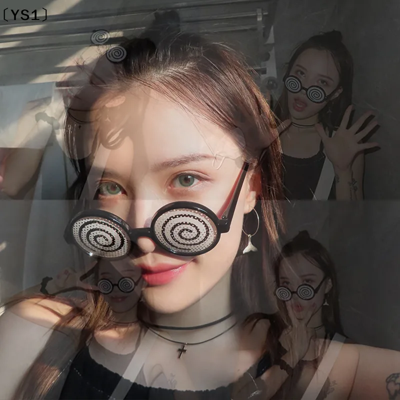 Free Cosplay Prop Patterns - 〔YS1〕New Cosplay Glasses Vertigo Pattern Funny