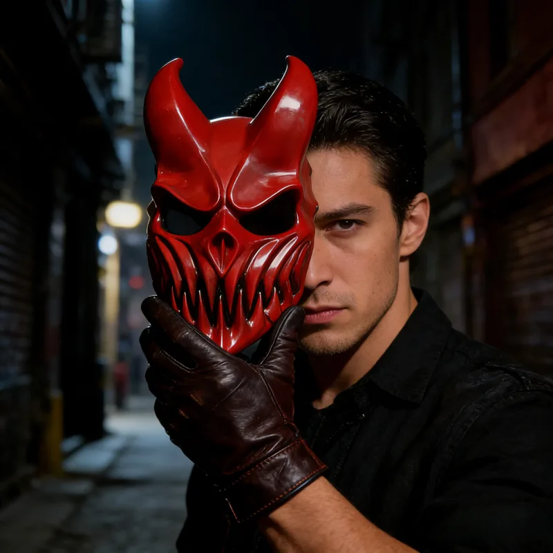 Cosplay Prop Foam - PVC Mask With Movable Mouth Russian