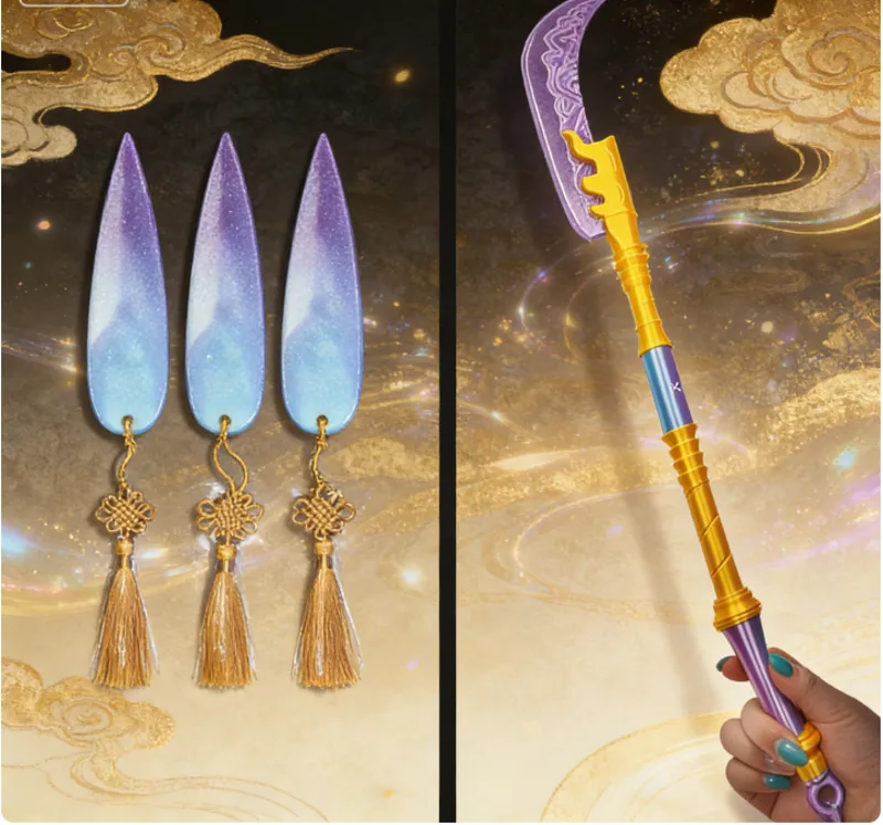 Cosplay Prop 3D Print Settings - Ancient-style Colorful Cartoon Props, Long Sword,