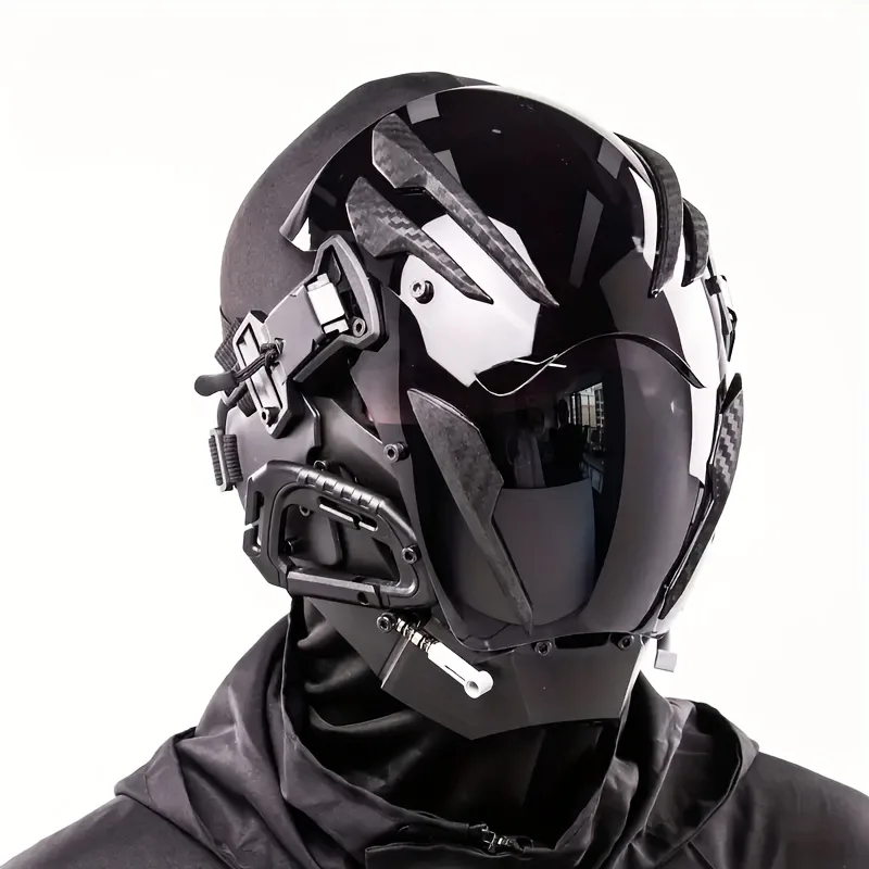 Cosplay Prop Designer - Cyberpunk Futuristic Mask, Premium Unique Helmet