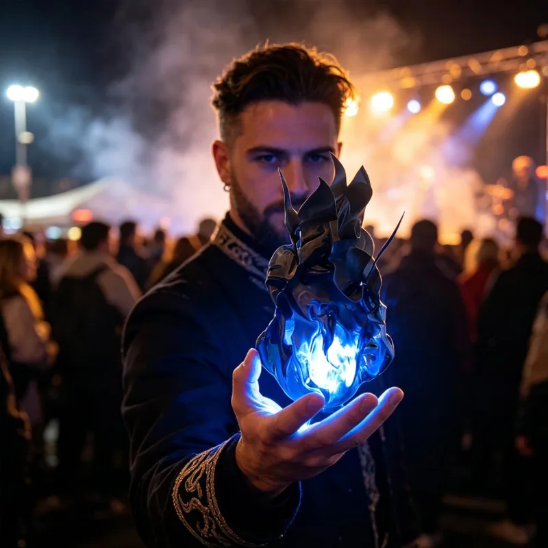 Cosplay Fireball Prop - Cosplay Fireball Props Glowing Flame Effect