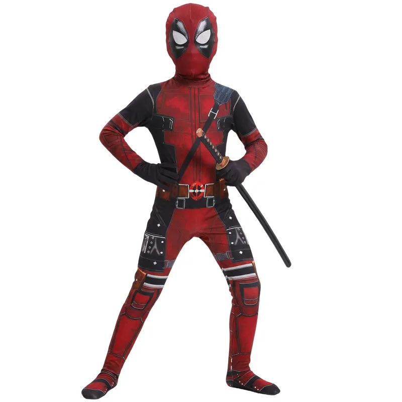 Cosplay Prop Dagger - 3-12Y Kids Deadpool Costume with Sword
