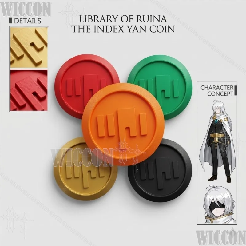 Cosplay Prop 3D Print Settings - Library Of Ruina The Index Yan