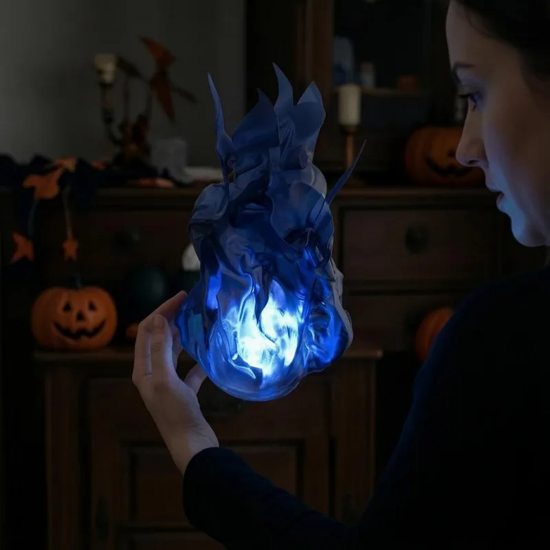 Simulated Flame Handheld Prop  - Cosplay Fireball Prop recension och pris
