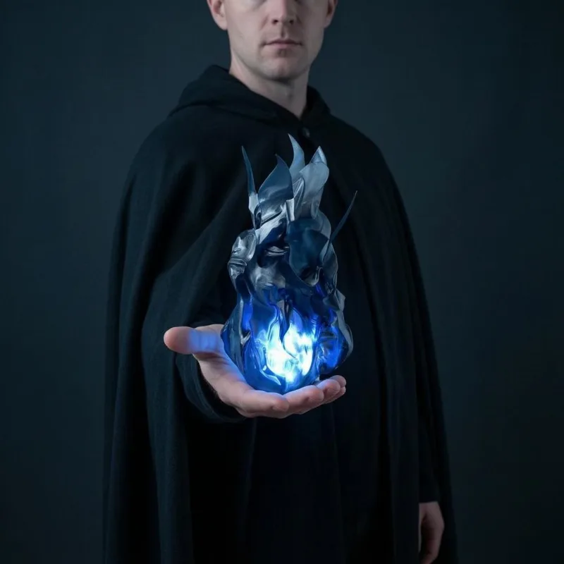 Simulated Flame Handheld Prop  - Cosplay Fireball Prop recension och pris