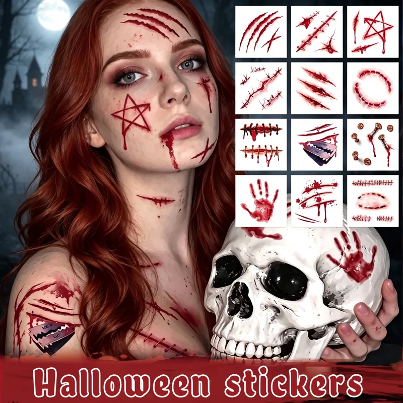 2PCS Halloween Fake Blood Gel, - Body Paint Sfx recension och pris
