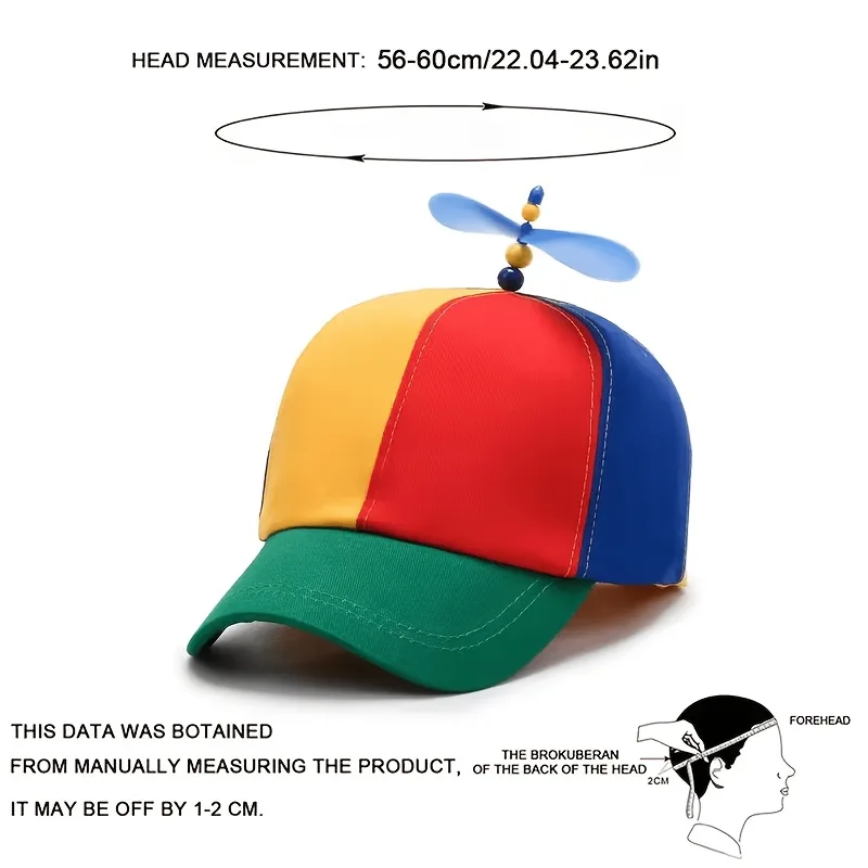Funny Multicolor Propeller Hat - Cosplay Fireball Prop recension och pris