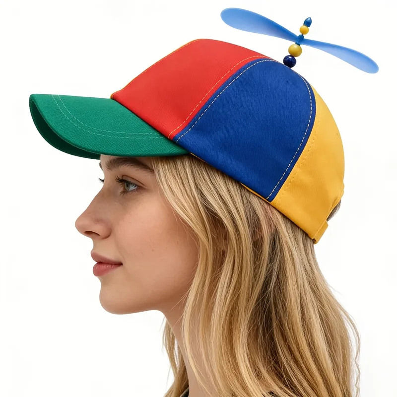 Funny Multicolor Propeller Hat - Cosplay Fireball Prop recension och pris