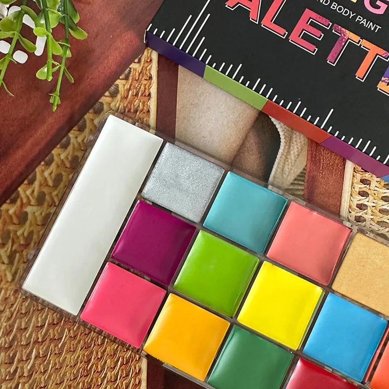 Face Body Paint Palette Oil Ma - Body Paint Sfx recension och pris