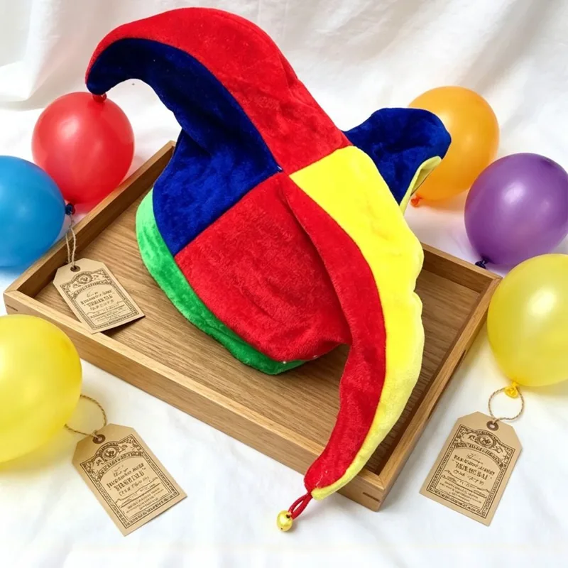 Cap Prop Multicolor Clown Hat  - Free Cosplay Prop Patterns recension och pris