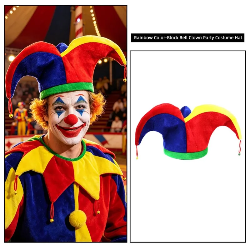 Cap Prop Multicolor Clown Hat  - Free Cosplay Prop Patterns recension och pris