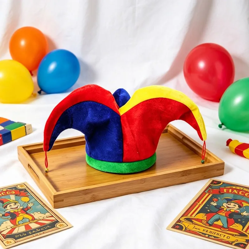 Cap Prop Multicolor Clown Hat  - Free Cosplay Prop Patterns recension och pris