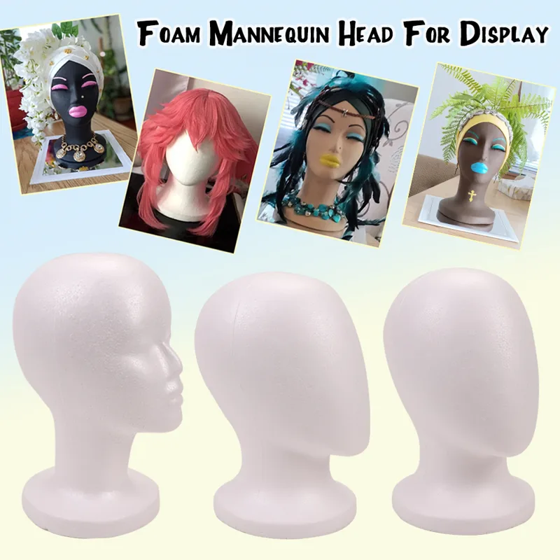 Faceless Mannequin Heads Foam  - Cosplay Prop Foam recension och pris