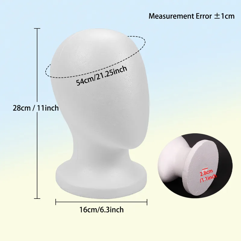 Faceless Mannequin Heads Foam  - Cosplay Prop Foam recension och pris