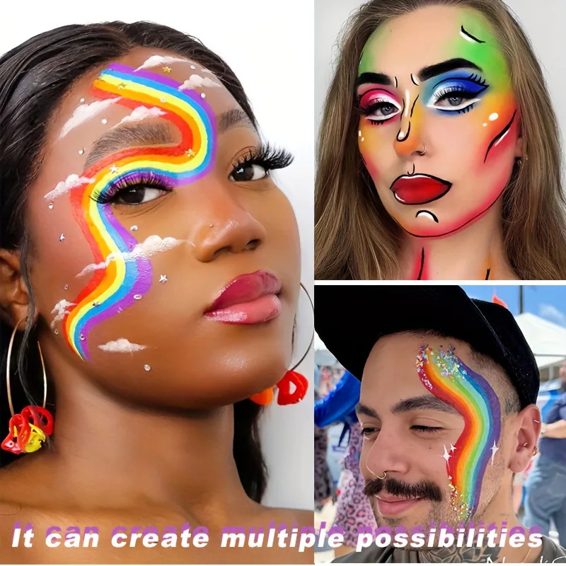 Rainbow Face and Body Paint Se - Body Paint Sfx recension och pris