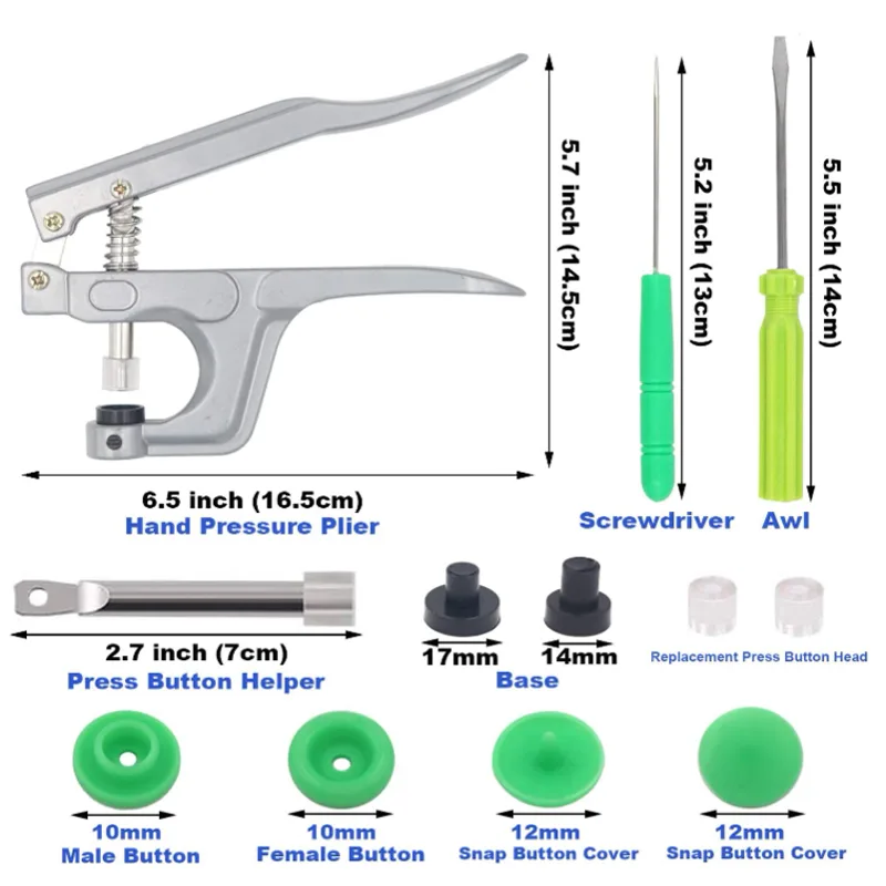 Snap Buttons and Snap Pliers T - Snap Plier Setter recension och pris