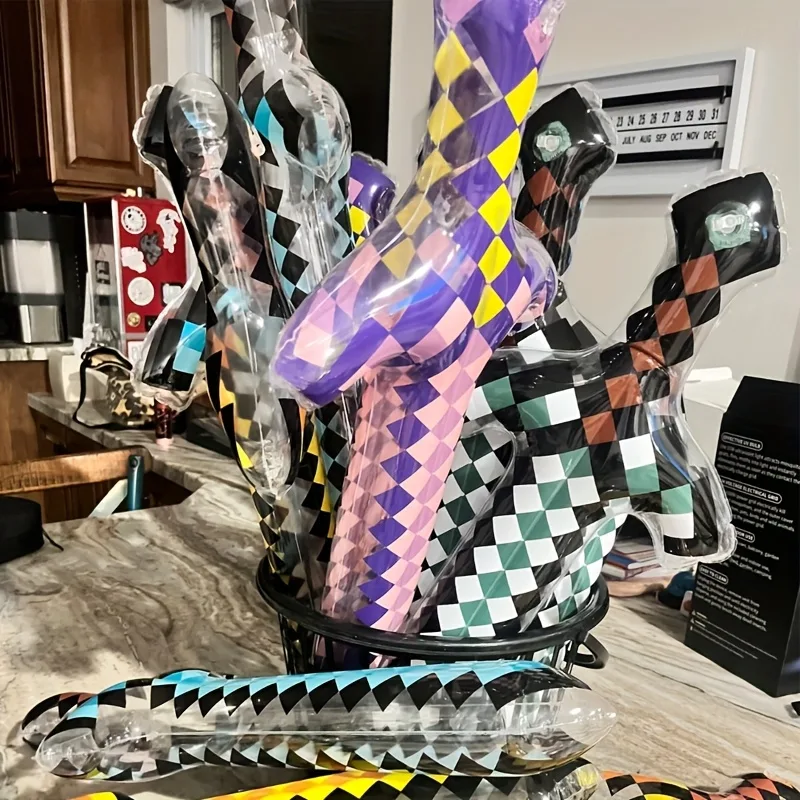 3Pcs Pixel Style Inflatable Sw - Cosplay Prop Dagger recension och pris