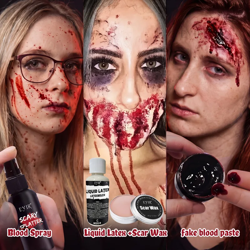 1 set of 10-piece Halloween wa - Body Paint Sfx recension och pris