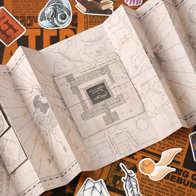 1PC Map Of The Marauder's Scho - Prop De Cosplay recension och pris